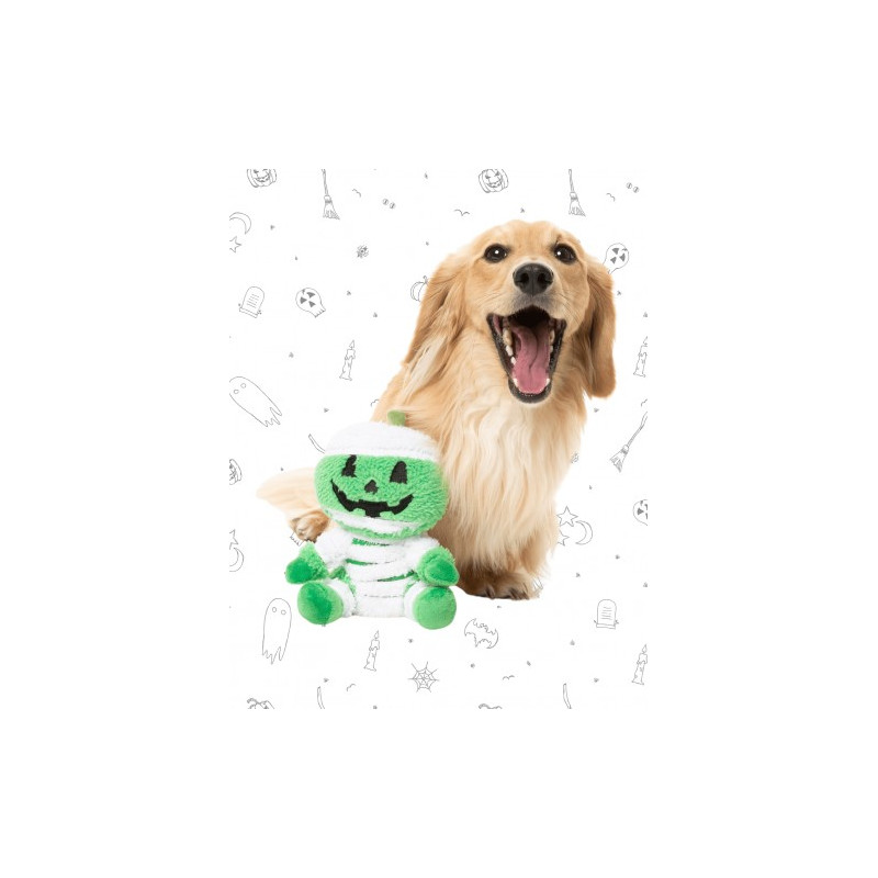 Fuzzyard Halloween Dog Juguete Jack O Chan Mummy L