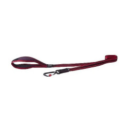 Rogz Correa Airtech con asa acolchada Roja