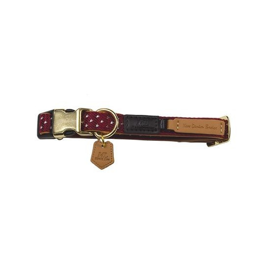 Nayeco Mc Leather Mónaco Collar Rojo