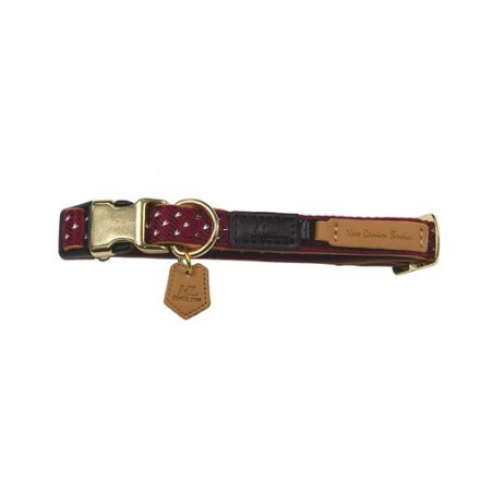 Nayeco Mc Leather Mónaco Collar Rojo