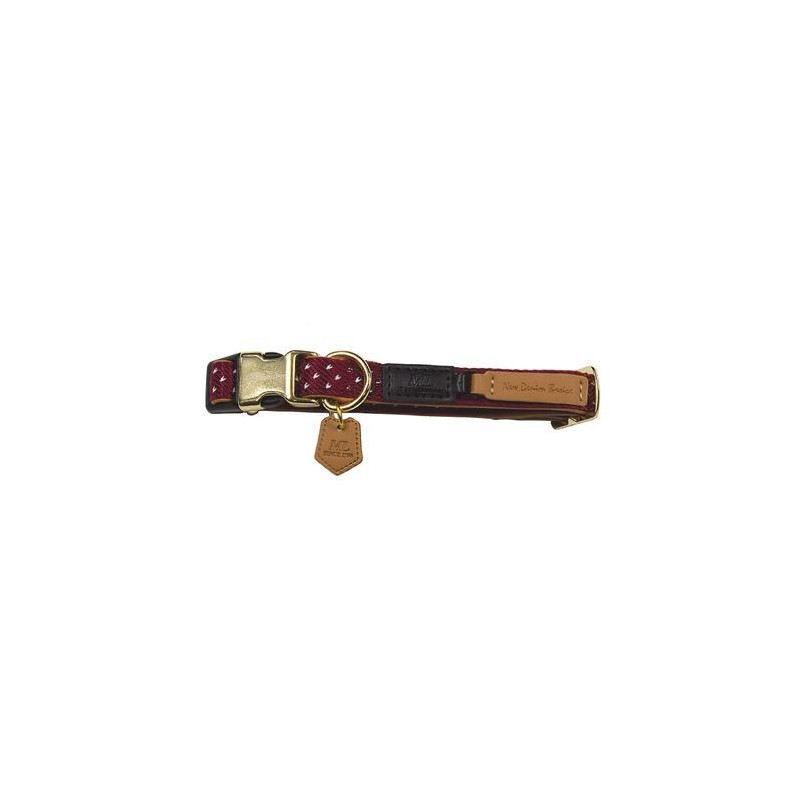 Nayeco Mc Leather Mónaco Collar Rojo