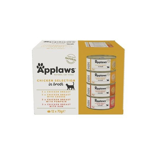 Applaws Cat Lata Adult Multipack 12x70gr