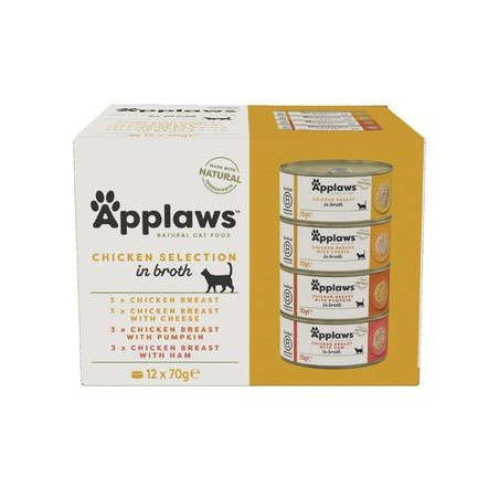 Applaws Cat Lata Adult Multipack 12x70gr