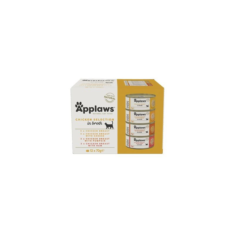 Applaws Cat Lata Adult Multipack 12x70gr
