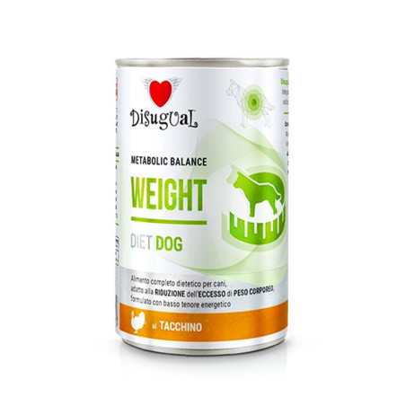 Disugual Diet Dog Lata Weight Pavo 400gr