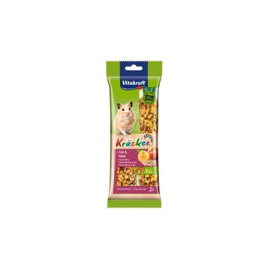 Vitakraft Hámster Barritas de Frutas y Cereales (2 Barritas)