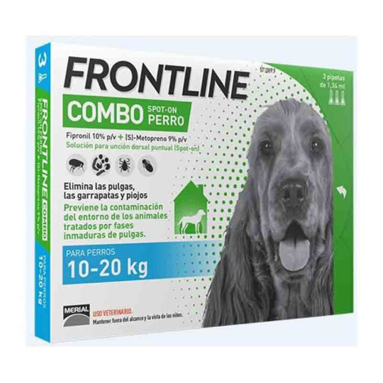 Frontline Combo Perro 10-20 kilos
