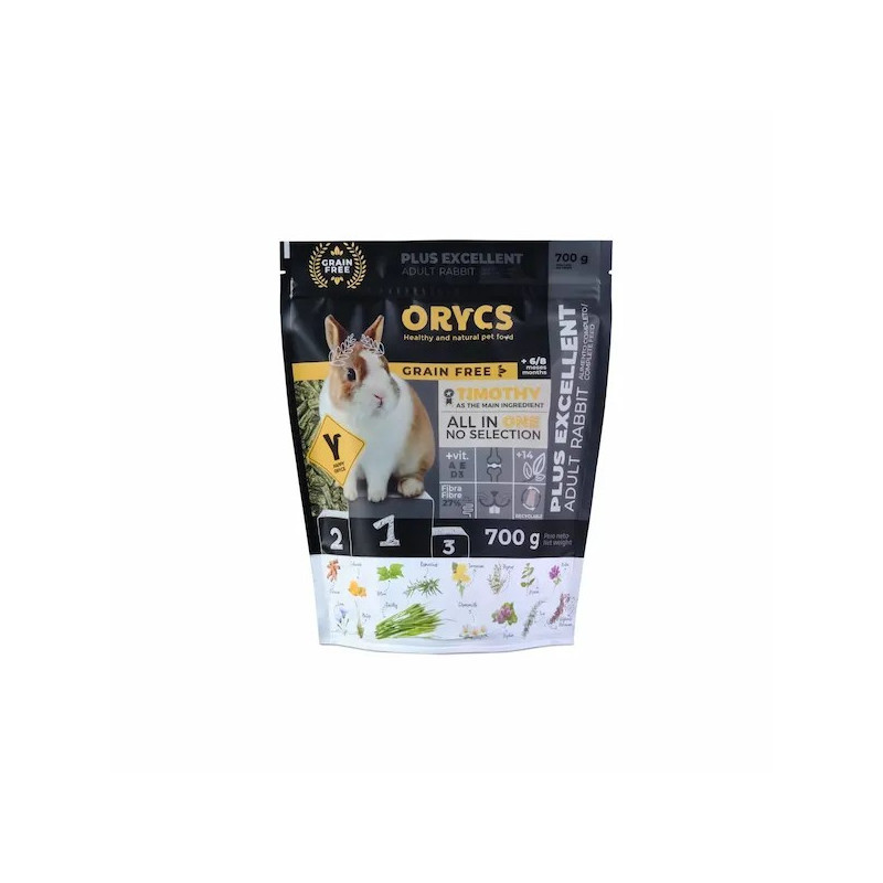 Orycs Alimento para Conejo Adulto Plus Prevent