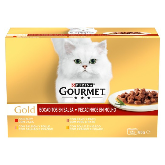 gourmet purina gato fondant comida humeda superguau