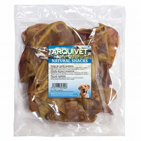 Snack natural Oreja de cerda para perros,comprar en Zaragoza,Superguau