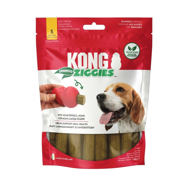 KONG Ziggies Snacks Vegetales para Rellenar