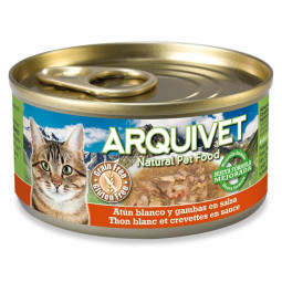 Arquivet Cat Lata Atún Blanco con Gambas 80gr