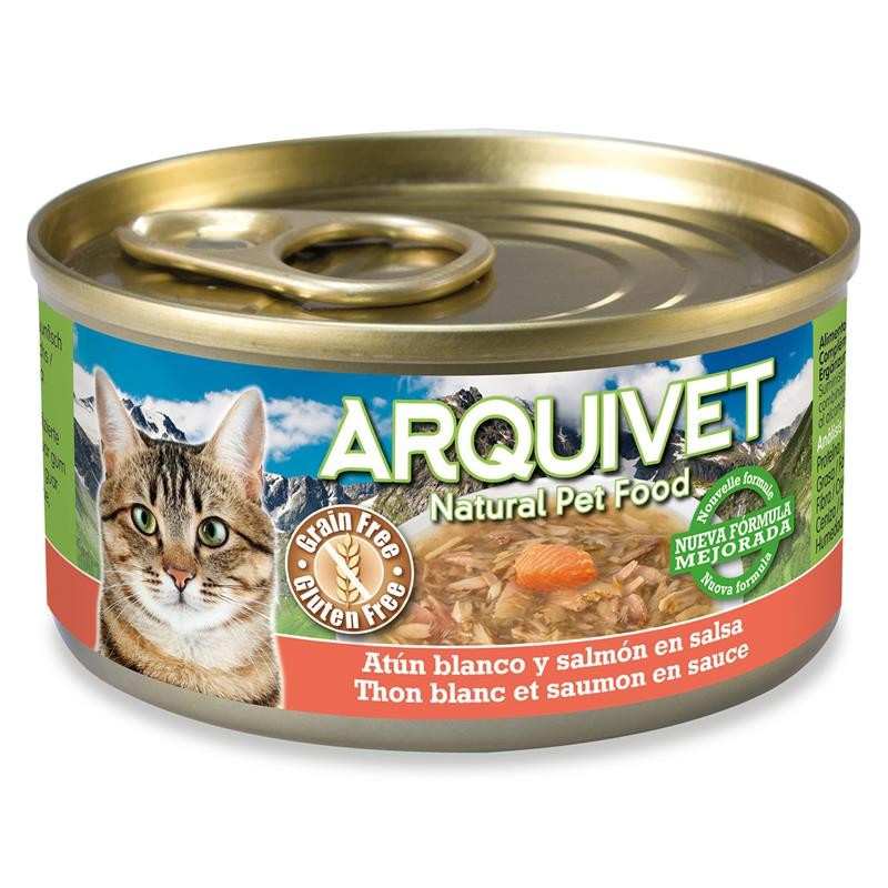 Arquivet Cat Lata Atún Blanco con Salmón 80gr