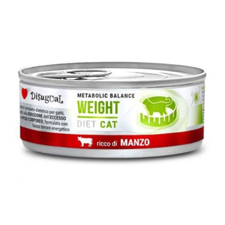 Disugual Diet Cat Lata Weight Ternera 85 gr