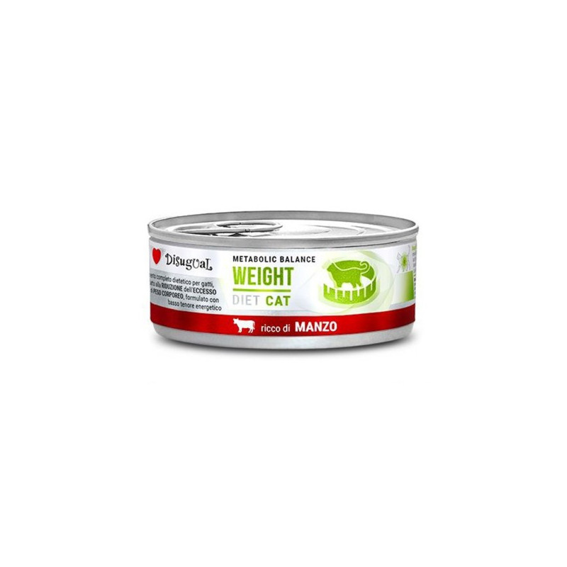 Disugual Diet Cat Lata Weight Ternera 85 gr