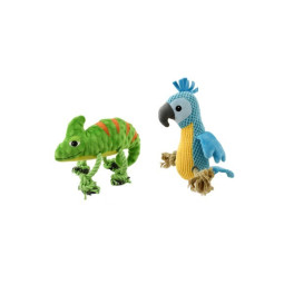 Nayeco Juguete Peluche Tropical Animals con Cuerda Dental 32cm