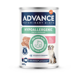 Advance Vet Diet Dog Lata Hypoallergenic Cerdo 400gr