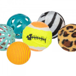 Trixie Pack de 6 Pelotas para Gato