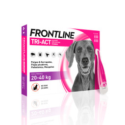 Frontline Tri Act Pipetas para Perros de 20 a 40kg (Precio por pipeta)