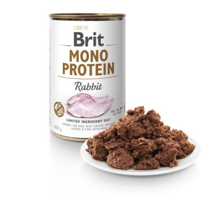 Brit Dog Lata Monoprotéica Conejo 400gr