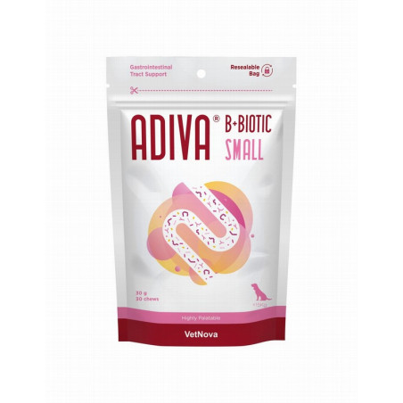 Vetnova Adiva B+ Biotic Small 30 Chews