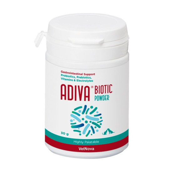 Vetnova Adiva Biotic Powder Prebióticos y Probióticos en Polvo 30mg