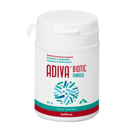 Vetnova Adiva Biotic Powder Prebióticos y Probióticos en Polvo 30mg