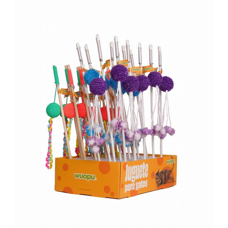 Wuapu Cat Juguete Varita Surtida 40cm
