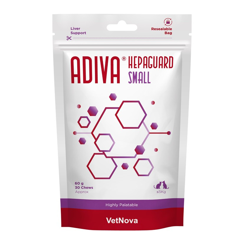 Vetnova Adiva HepaGuard Small 30 Chews