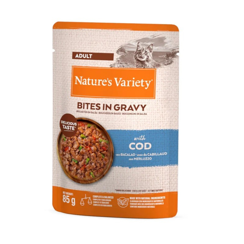 Paté nature´s sin cereal para gatos pollo y ganso