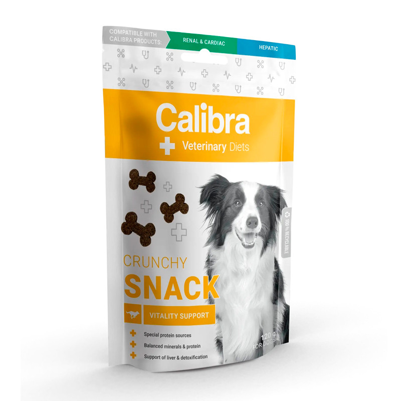 Calibra Vet Diet Dog Crunchy Vitality 120g. Superguau