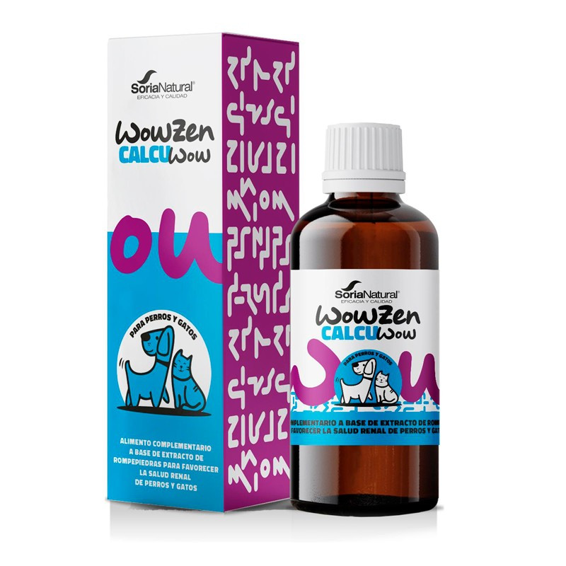 Calcuwow de Soria Natural para la Salud Renal para Perros y Gatos