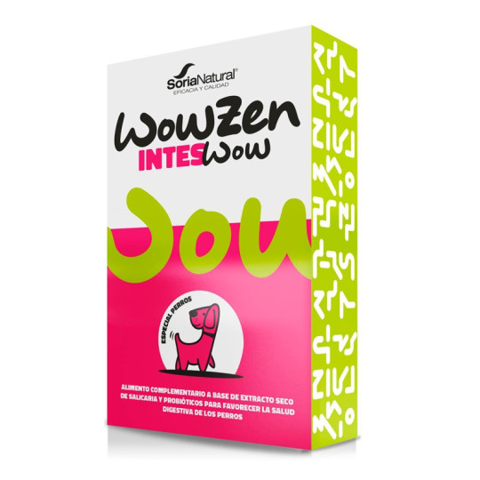 Inteswow de Soria Natural para la Salud Digestiva para Perros