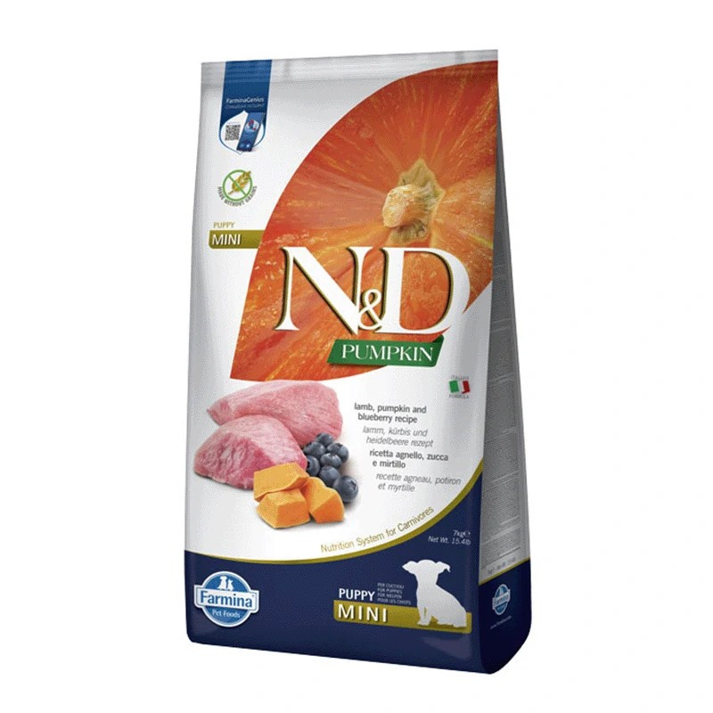 Farmina ND Dog Grain Free Puppy Mini Cordero y Calabaza