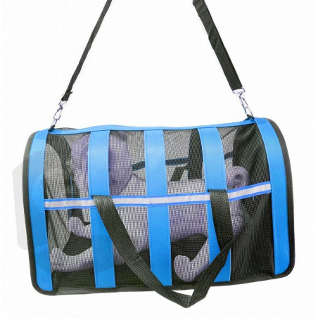 OK! Bolso Transportín para Gatos Azul 42X26X25cm