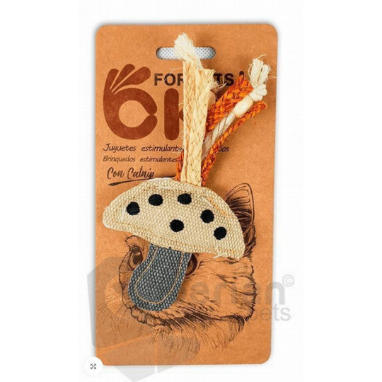 OK! Cat Juguete Seta Tela con Catnip
