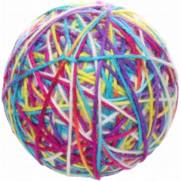 Flamingo Cat Juguete Pelota de Lana 8cm