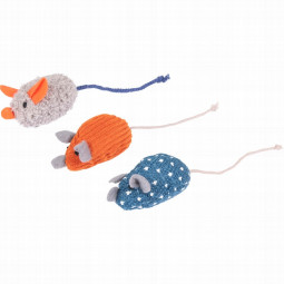 Flamingo Cat Juguete Floera Pack 3 Ratones