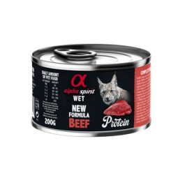 Alpha Spirit Cat Lata Ternera 200gr