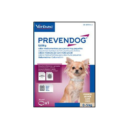 Collar antiparasitario perros Prevendog, comprar en Zaragoza,Superguau