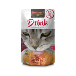 Leonardo Cat Sobre Drink Ternera 40gr