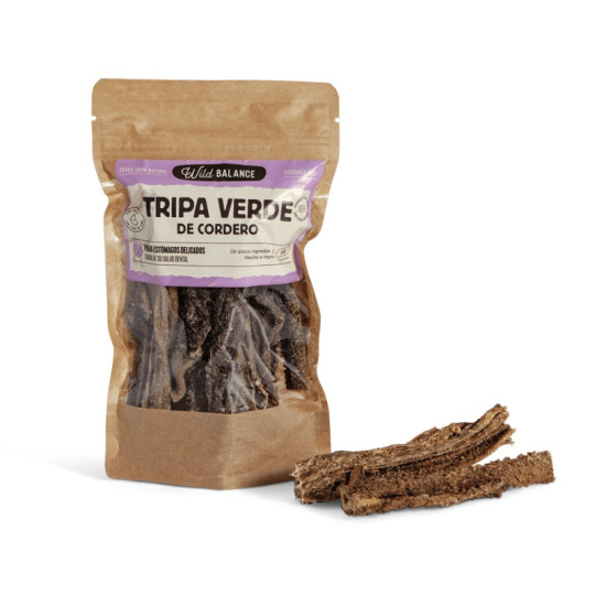 Wild Balance Dog Snack Tripa Verde de Cordero
