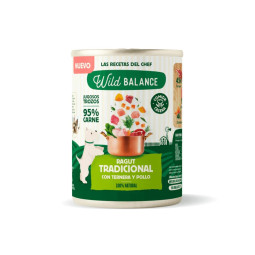 Wild Balance Dog Lata Recetas del Chef Ragut Tradicional Ternera y Pollo