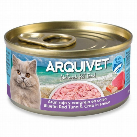 Arquivet Cat Lata Atún Rojo con Cangrejo 80gr