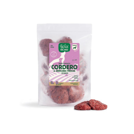 Wild Balance Dog Menú Barf Cordero con Verduras Frescas