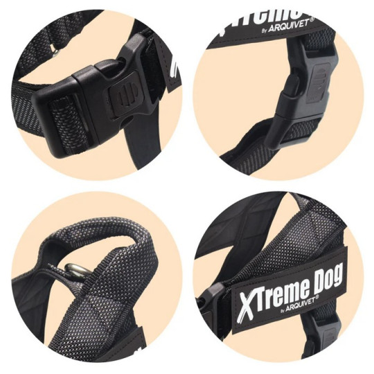 Arquivet Arnes Xtreme Classic Dog Negro