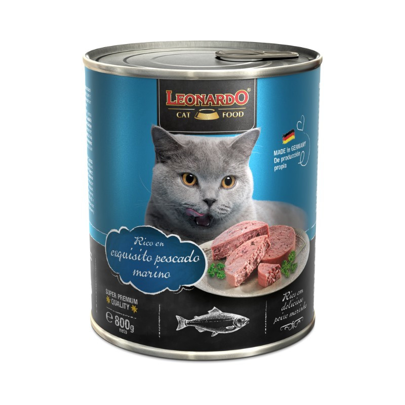 Leonardo Cat Lata Rico en Pescado