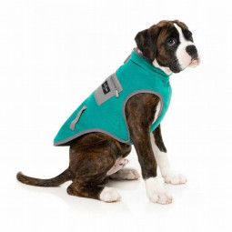 FuzzYard Forro Polar Verde para perros