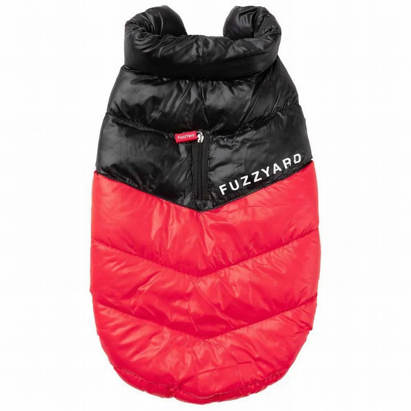 FuzzYard Chaqueta South Harlem Rojo para perros