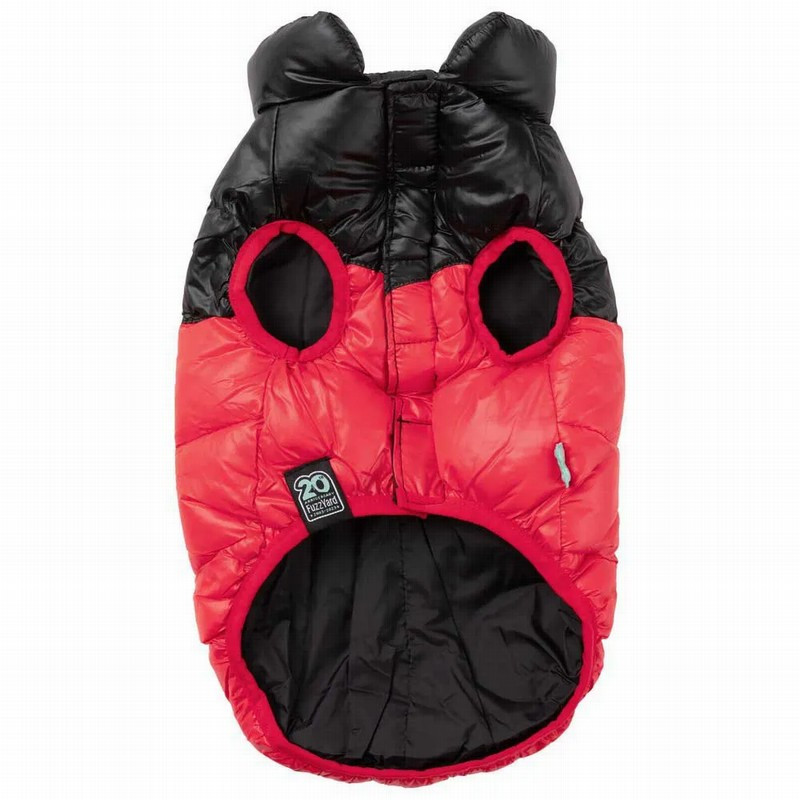 FuzzYard Chaqueta South Harlem Rojo para perros